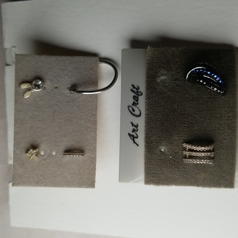 Single Earrings 925 Silver **Silver Backs Included**